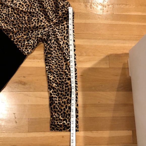 Turtleneck leopard velvet dress - Picture 10 of 10